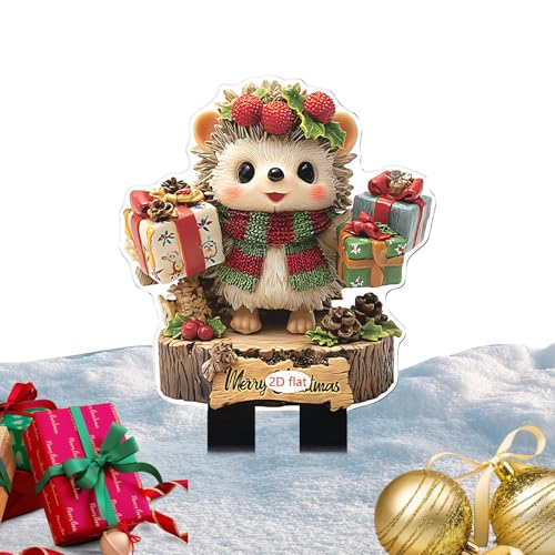 YNPQTDS Weihnachts-Gartenstecker – Acryl-Hofschilder, 2D-Flach, Acryl, Partyzubehör, Außendekoration, Schilder für Hinterhof, Rasen, Blumentopf, Terrasse, Weg, Pflanzgefäß YNPQTDS Weihnachts-Gartenstecker – Acryl-Hofschilder, 2D-Flach, Acryl, Partyzubehör, Außendekoration, Schilder für Hinterhof, Rasen, Blumentopf, Terrasse, Weg, Pflanzgefäß von YNPQTDS