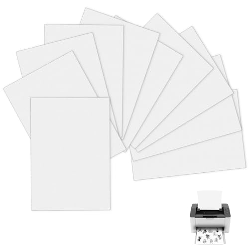 10 Blatt wasserlöslicher Stick-Stabilisator, A4-Größe, auflösbares Stickpapier, Stick- und Stich-Stickerei-Transferpapier, bedruckbare Stickmuster für Hand- und Maschinenstickerei 10 Blatt wasserlöslicher Stick-Stabilisator, A4-Größe, auflösbares Stickpapier, Stick- und Stich-Stickerei-Transferpapier, bedruckbare Stickmuster für Hand- und Maschinenstickerei von YNR