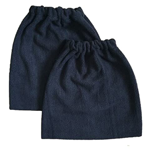 YNR Fleece-Steigbügel-Bezüge, Schwarz, 1 Paar von YNR