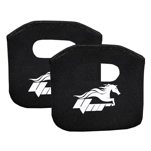 YNR Steigbügelschoner für Bügeleisen Steigbügel Platis Steigbügel Flexibles Neopren Material Steigbügel Socken für Sattel Reitausrüstung Pferd Zaumzeug Schutz von YNR