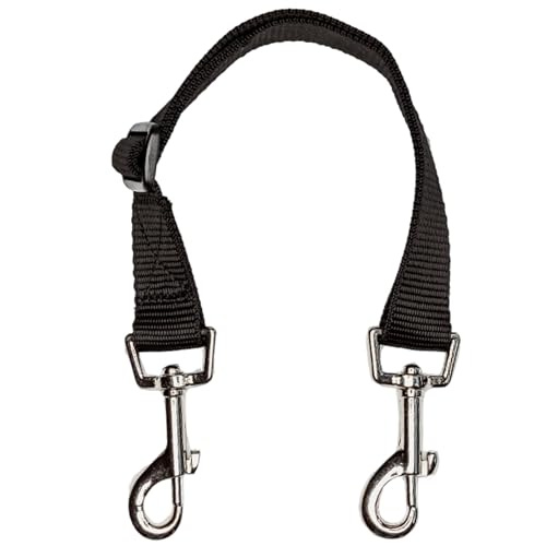 YNR Verstellbare Ersatz-Riemen für Pferdedecke, Decke, Schwanz, Trigger-Clips, beide Enden, Schwarz, 42 cm - 62 cm von YNR