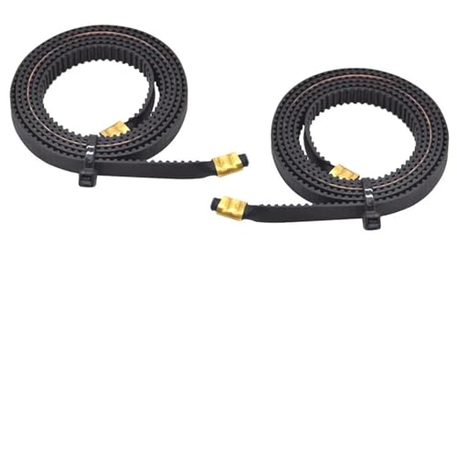 YNXDKJDS Ender 3 V3 SE,Ender3 V3 KE Zahnriemensatz Gummi 3D-Druckerteile X-Achse Y-Achse Zahnriemen Offener Zahnriemen GT2 Breite 6mm(1 Kit with Ring Belt) von YNXDKJDS