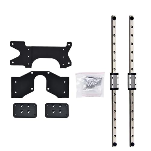 YNXDKJDS Ender 3 V3 SE X-Achse Dual Y Achse Upgrade kit Mit Backplate MGN9H 300mm Linear Schienenführung for Ender 3 v3 se xy Achse 3D Drucker(Y axis Kit) von YNXDKJDS