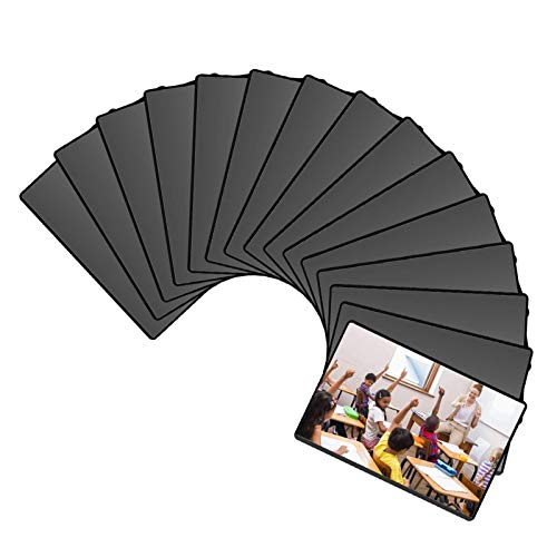 Holzbilderrahmen,Bilderrahmen Magnetische Bilderrahmen-Foto-Magneten mit PVC-Tasche Frigerator Magnetischer Bilderrahmen 100x150mm (Color : Black) von YNZUNMY