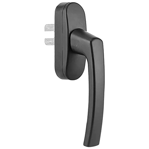 PVC Fenstergriffe Abschliessbar Moderne Zinklegierung Fenstergriff Home Hardware-Armaturen Für Flaches Öffnungsfenster Schwarz-Fenster-Griff-Schloss von YNZUNMY