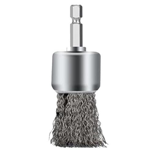 YOBOKO Rostentfernungsbürste aus Edelstahldraht Elektrische Bohrmaschine Sechseckiger Eisendraht Metalldraht Kupferdrahtbürste Glatte Hartnäckige Flecken und Rostflecken Entfernen (30MM, Wire Brush) YOBOKO Rostentfernungsbürste aus Edelstahldraht Elektrische Bohrmaschine Sechseckiger Eisendraht Metalldraht Kupferdrahtbürste Glatte Hartnäckige Flecken und Rostflecken Entfernen (30MM, Wire Brush) von YOBOKO