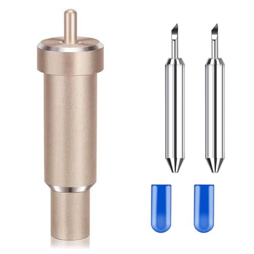 YOCDNOV 1 Satz Tiefschnittklingen – Klinge und Schale mit feiner Spitze, kompatibel mit der Schale des Tiefschnittklingenhalters (Gold) von YOCDNOV