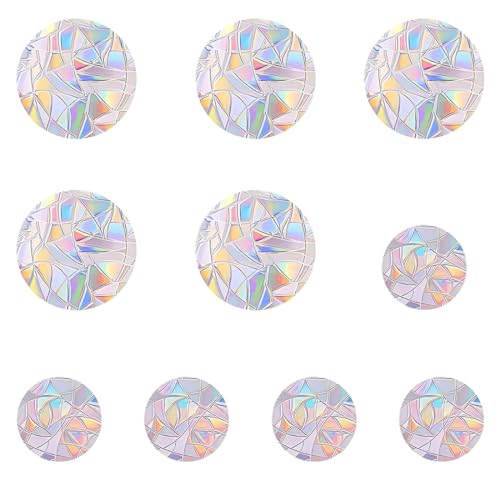 YOCDNOV 10 Stück runde Anti-Kollisions-Fensteraufkleber – durchscheinende Anti-Kollisions-Fensteraufkleber, geeignet für Glas für Heimdekoration YOCDNOV 10 Stück runde Anti-Kollisions-Fensteraufkleber – durchscheinende Anti-Kollisions-Fensteraufkleber, geeignet für Glas für Heimdekoration von YOCDNOV