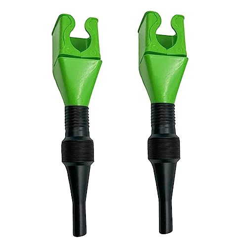 YODAOLI Retractable Auto Fuel Funnel, Flexible Draining Tool Snap Funnel, Universal Plastic Clasp Funnel (Green) von YODAOLI