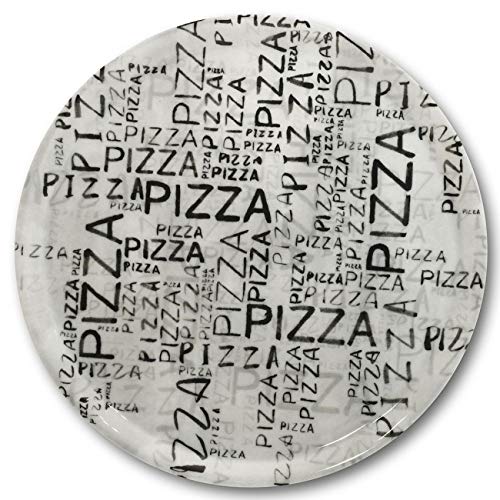6 Pizzateller White & Black D 31 cm von YODECO