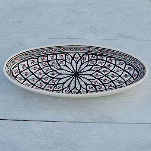YODECO Bakir Auflaufform oval grau – L 40 cm von YODECO