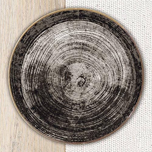 Pizzateller Black Round - D 31 cm von YODECO