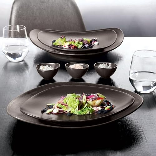 Vorspeisen- oder Dessertteller Kuba braun - D 21 cm von YODECO