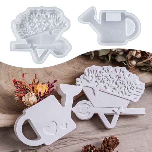 YODOYO Silikonformen Gießformen 2 Stücke Gartenkessel Gießformen Silikon, Gipsformen Zum Gießen Form für Blumenarrangement, Perfekt für DIY Handgefertigter Betongips Wohnkultur Silikonform (Liebe) YODOYO Silikonformen Gießformen 2 Stücke Gartenkessel Gießformen Silikon, Gipsformen Zum Gießen Form für Blumenarrangement, Perfekt für DIY Handgefertigter Betongips Wohnkultur Silikonform (Liebe) von YODOYO