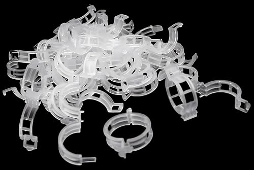 300 Stück Pflanzenstützen-Gartenclips, Tomaten-Rank-Clips für Ranken, Gemüse, Tomaten, um aufrecht zu wachsen und Pflanzen gesund zu halten 300 Stück Pflanzenstützen-Gartenclips, Tomaten-Rank-Clips für Ranken, Gemüse, Tomaten, um aufrecht zu wachsen und Pflanzen gesund zu halten von YOFAN