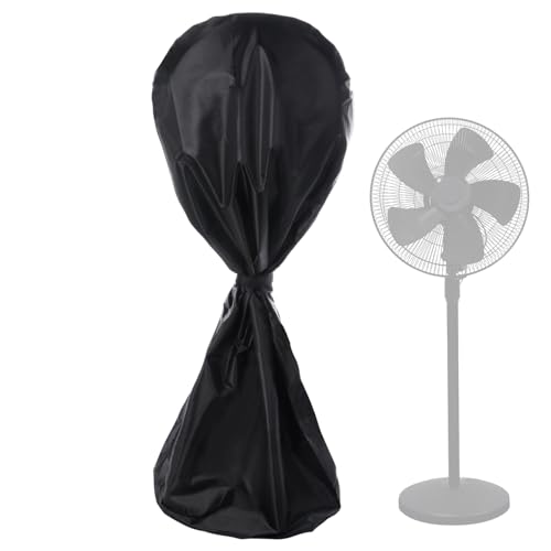 Lüfterabdeckung, 76,2 cm D x 144,2 cm H, Standventilatorabdeckung, vollständiger Schutz, 420D Oxford-Stoff, wasserdichter Ventilator-Staubschutz mit Kordelzug für drinnen und draußen von YOFAPA