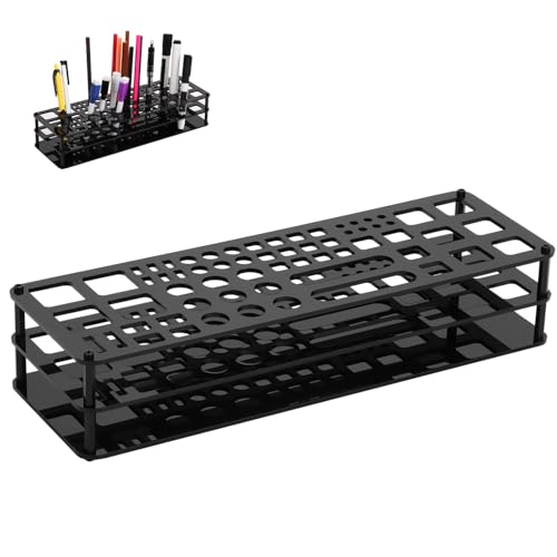 YOFAPA Schraubendreher-Aufbewahrungsregal, Halter für kleine Werkzeuge, 3-Schicht-Reparaturwerkzeug-Regal, Desktop-Aluminium-Schraubendreher-Organisator-Halter, Handwerkzeug-Rest von YOFAPA