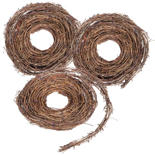 YOFAPA Weinreben Kränze Rebe Girlande 3 Stück natürliche Weinrebenzweige zum Selbermachen, 4,5 Meter Lange Ranken, Girlandenkränze für Hochzeiten, Häuser, Feiertage, Türen, Vasen, Wanddekorationen YOFAPA Weinreben Kränze Rebe Girlande 3 Stück natürliche Weinrebenzweige zum Selbermachen, 4,5 Meter Lange Ranken, Girlandenkränze für Hochzeiten, Häuser, Feiertage, Türen, Vasen, Wanddekorationen von YOFAPA