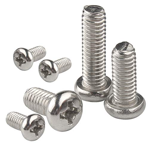 YOFASEN 5 Stück M8-Schrauben, Hohe Härte Und Korrosionsbeständige Maschinenschrauben Aus Edelstahl,M8*50Mm/5Pcs von YOFASEN