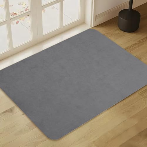 Fußmatte innen 3mm Dicke Ultra-Dünne 60*90cm Türmatte für Innenbereich rutschfeste Absorbierende Schmutzabweisende Eingangsmatte waschbare fusmattenteppich für die Vordertür flache Innenbodenmatte von YOFTLUJU