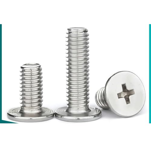 20 Stück M8.5/10/M5-M1.6 x 20 Stück - 30 mm ultradünne Flachkopfschraube 304 Edelstahlschraube M1.4 M1.6 M2 M2.5 M3 M4 20 Stück M8.5/10/M5-M1.6 x 20 Stück - 30 mm ultradünne Flachkopfschraube 304 Edelstahlschraube M1.4 M1.6 M2 M2.5 M3 M4 von YOGAES