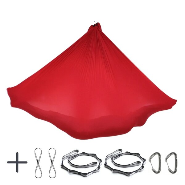 YOGALAXY® Aerial Yoga Tuch Set - mit Zubehör - Premiumqualität in diversen Farben von YOGALAXY®