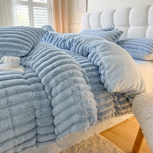 Gemütliches, langes, zotteliges Plüsch-Bettbezug-Set aus luxuriösem Plüsch, zottelig, weicher Samt, flauschig, pelzig, flauschige Bettwäsche-Sets, 4-teilig, dicker, warmer Bettbezug for den Winter. ( Gemütliches, langes, zotteliges Plüsch-Bettbezug-Set aus luxuriösem Plüsch, zottelig, weicher Samt, flauschig, pelzig, flauschige Bettwäsche-Sets, 4-teilig, dicker, warmer Bettbezug for den Winter. ( von YOGANIC