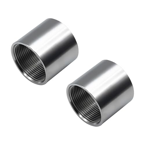 YOGAZEN 304 Edelstahl gerade Steckverbinder, 3/4" Buchse auf 3/4" Buchse Rohrverschraubungen, 2 x Innengewinde Verbindungsstück, Doppelmuffe G3/4" Duschschlauch, Doppelmuffe Fittings für Rohranschluss YOGAZEN 304 Edelstahl gerade Steckverbinder, 3/4" Buchse auf 3/4" Buchse Rohrverschraubungen, 2 x Innengewinde Verbindungsstück, Doppelmuffe G3/4" Duschschlauch, Doppelmuffe Fittings für Rohranschluss von YOGAZEN