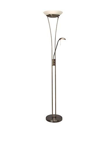 Spot-Light LED Stehleuchte Benny Deckenfluter, nickel matt SP-1263022 von YOGI-FLY