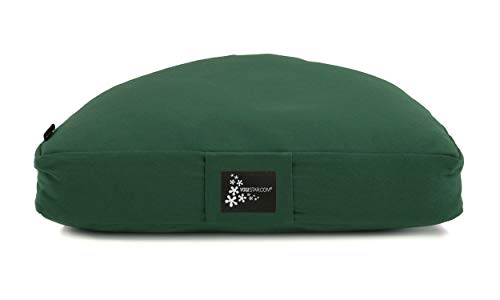 Yogistar Meditationskissen - Halbmond Dunkel Grün von Yogistar