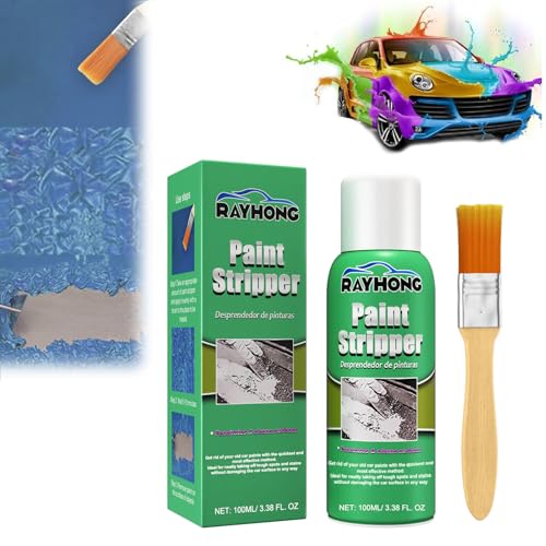 Efficient Paint Stripper, Paint Stripper for Metal Surfaces, Strong Paint Remover, Streak Free Paint Stripper, Car Paint Remover Metal, Paint & Varnish Stripping Gel (1 pcs) von YOHFRFGX