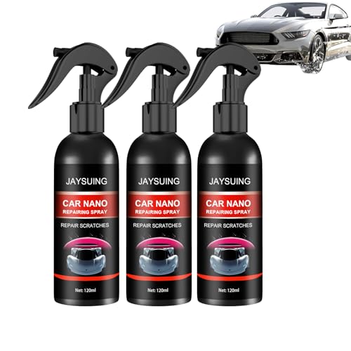 YOHFRFGX Nurafix Nano Car Spray, Nurafix Scratch Remover, Niukabang Car Nano Repairing Spray, Car Scratch Repair Nano Spray, Fast Repairing Scratch Spray, Nurafix Car Wax (120ml,3pcs) von YOHFRFGX