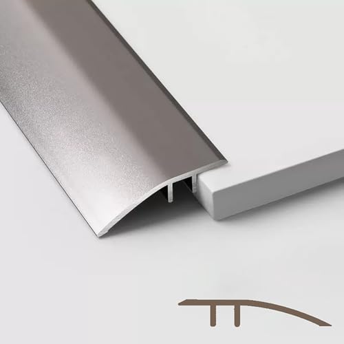 YOHIEE Wasserdicht Übergangsleiste für Unebene Boden Übergangsprofil aus Aluminium, BödenÜbergangsschiene Höhenausgleich Von 8-15 Mm(Acura Gold,31.5"/80cm) von YOHIEE