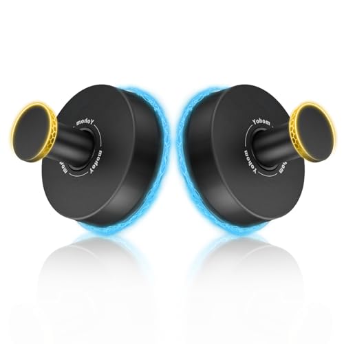 YOHOM Handtuchhalter mit Saugnapf Edelstahl Saugnapf Haken Bad Handtuchhaken Extra Stark Vakuum Haken Badezimmer Dusche Küche Saugnapf Kleiderhaken Saugnapf Wandhaken Mattschwarz 2 Stück von YOHOM