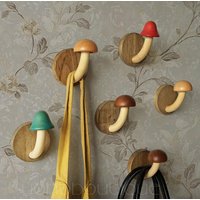Pilz Wandhaken Resin Mantel-, Schlüssel-, Handtuchhalter 9, 5 cm Qhk094 Pilz Wandhaken Resin Mantel-, Schlüssel-, Handtuchhalter 9, 5 cm Qhk094 von YOHOboutique