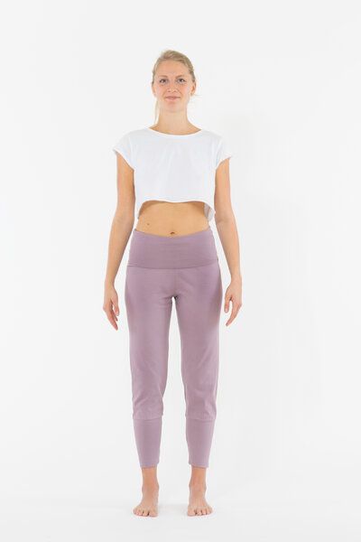 YOIQI Yoga Leggings aus Bio-Baumwolle mit hohem Bund und weitem Bein von YOIQI