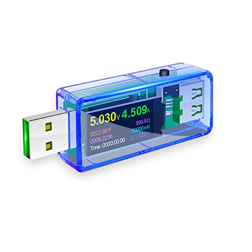 USB 3.0 Tester Messgerät 3.7-32V 0-5.1A Strommessgerät, USB Digital Spannungsprüfer Multimeter Spannung Voltmeter Power Meter, Leistungskapazität, Temperatur, Arbeitszeit-Detektor USB 3.0 Tester Messgerät 3.7-32V 0-5.1A Strommessgerät, USB Digital Spannungsprüfer Multimeter Spannung Voltmeter Power Meter, Leistungskapazität, Temperatur, Arbeitszeit-Detektor von YOJOCK
