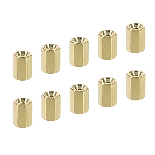 YOKIVE 20Stk M2.5 Distanzstücke Messing Sechskant PCB Abstandshalter Muttern Halten Höhe Konsistent Perfekt für Hauptplatine Schaltung Brett Elektronik (Gold Ton 5mm) von YOKIVE