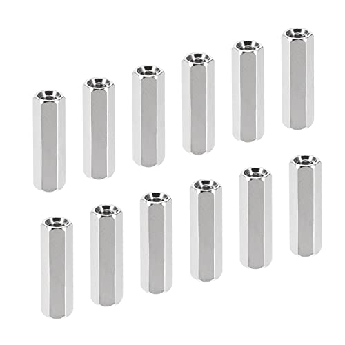 YOKIVE 20Stk M3 Distanzstücke Messing Sechskant PCB Abstandshalter Muttern Halten Höhe Konsistent Perfekt für Hauptplatine Schaltung Brett Elektronik (Silberton 15mm) von YOKIVE