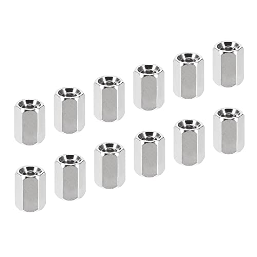 YOKIVE 20Stk M3 Distanzstücke Messing Sechskant PCB Abstandshalter Muttern Halten Höhe Konsistent Perfekt für Hauptplatine Schaltung Brett Elektronik (Silberton 6mm) von YOKIVE