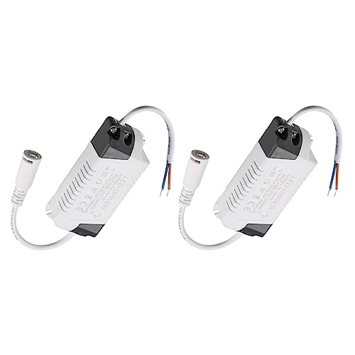 YOKIVE 2Stk 12-18W Konstant Strom 300mA LED Treiber AC 85-265V Kommt mit DC Stecker | Kurzschluss Stromkreis Schutz Ideal für LED Anzeige (Ausgang 36-65V) von YOKIVE