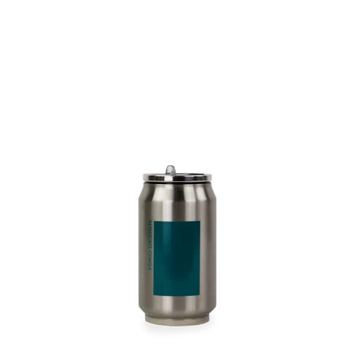 YOKO DESIGN Thermoskanne, doppelwandig, aus Edelstahl, BPA-frei, wiederverwendbar, umweltfreundlich, für Wasser, Sport, Kinder, Büro, Reisen, 280 ml von YOKO DESIGN