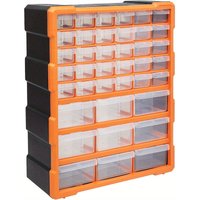 Wandhalterung Und Aufbewahrungsschrank Für Bastelbedarf Schubladenorganizer 39 Schubladen Industrielle Aufbewahrungsbox Für Haushaltsartikel von YOLEO
