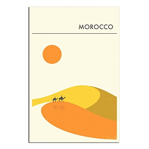 YONGCAI Marokko Desert Vintage Reiseposter Leinwand Wand Home Room Decor Kunst Poster Gemälde Bild Druck Geschenk Poster YONGCAI Marokko Desert Vintage Reiseposter Leinwand Wand Home Room Decor Kunst Poster Gemälde Bild Druck Geschenk Poster von YONGCAI