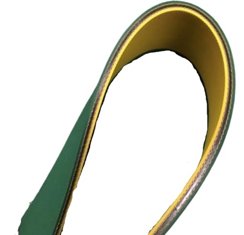 YONGETYC 1 STK Nylon-Flachriemen Gelb-Grün Nylon-Blatt Flachantriebsriemen Antriebsblatt Dicke 2 mm Umfang: 800 mm-3600 mm(3600 * 40 * 2mm) von YONGETYC