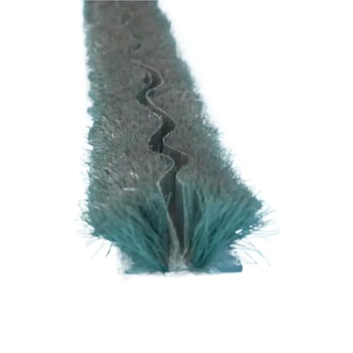 YONGETYC 10 Meter graue Dichtungsbürstenstreifen for Türen/Fenster, Breite 5 mm/6 mm x 6 mm, 8 mm, 12 mm, Wetterschutz(8MM_6MM) von YONGETYC