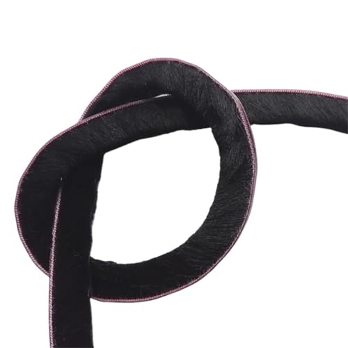YONGETYC 10 m schwarzer Bürstendichtungsstreifen for Schiebeflügel, Gleittür, Fensterdichtungen, 5 mm, 5 x 5 mm, 5 x 6 mm, 5 x 8 mm, 5 x 10 mm(Standard,10mm) von YONGETYC