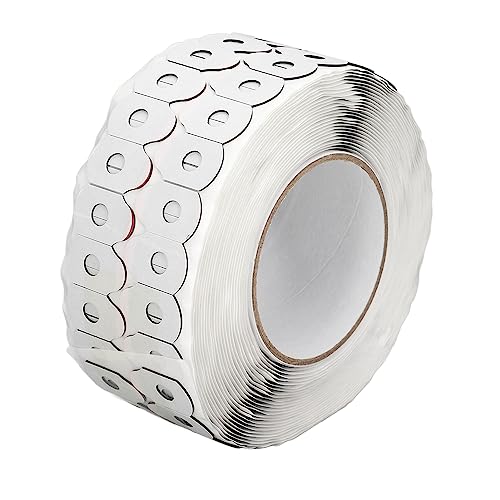 1000Pcs Lens Edging Blocking Pads | 18.5mm x 29mm Double Adhesive Liquid - proof Pads | Firm - grip Optical Lens Pads for Polishing/Silicone Bases | PE Material, 1 Roll von YONGZURA