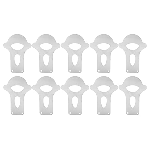 10Pcs Compressor Intake Valve Plate | Cast Iron Tongue Pump Maintenance Accessories for Cylinder 90 | High Mechanical Strength & Abrasion Resilience | Sturdy Replacement Part von YONGZURA