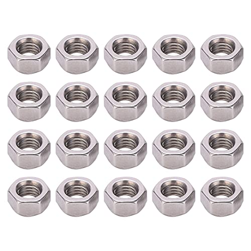 20Pcs M8 Locknut Set | 304 Stainless Steel Hex Lock Nut Kit | Non - Loose Thread Design for Bolts/Screws/Fittings | Rustproof & Sturdy Hardware Accessories von YONGZURA